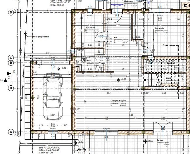 Casă de lux cu piscină la prima închiriere cartier Borhanci - Schiță 34