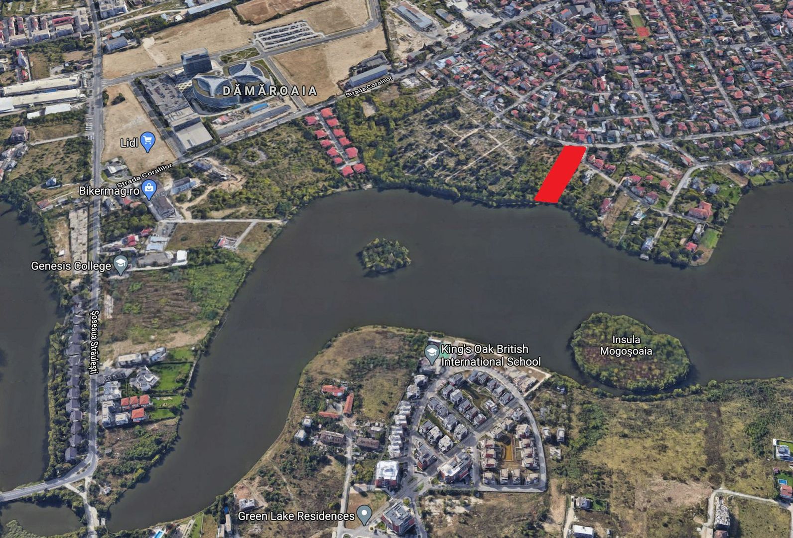 Teren 5963 mp deschidere lac Grivita 42 m cu deschidere la strazi 77 m - Poză 6