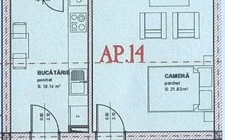 Apartament 47 mp- la cheie-zona Brana, Selimbar - Schiță 9