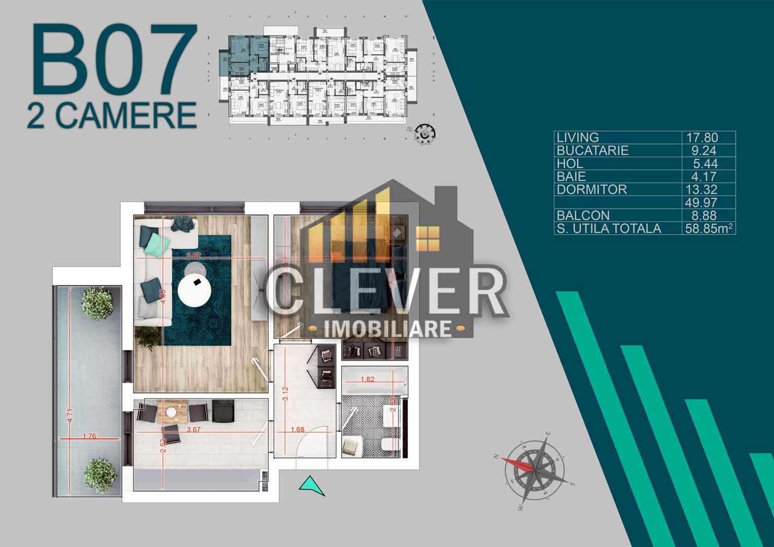 2 Camere Decomandate Finisaje Lux Comision 0 Theodor Pallady - Poză 1