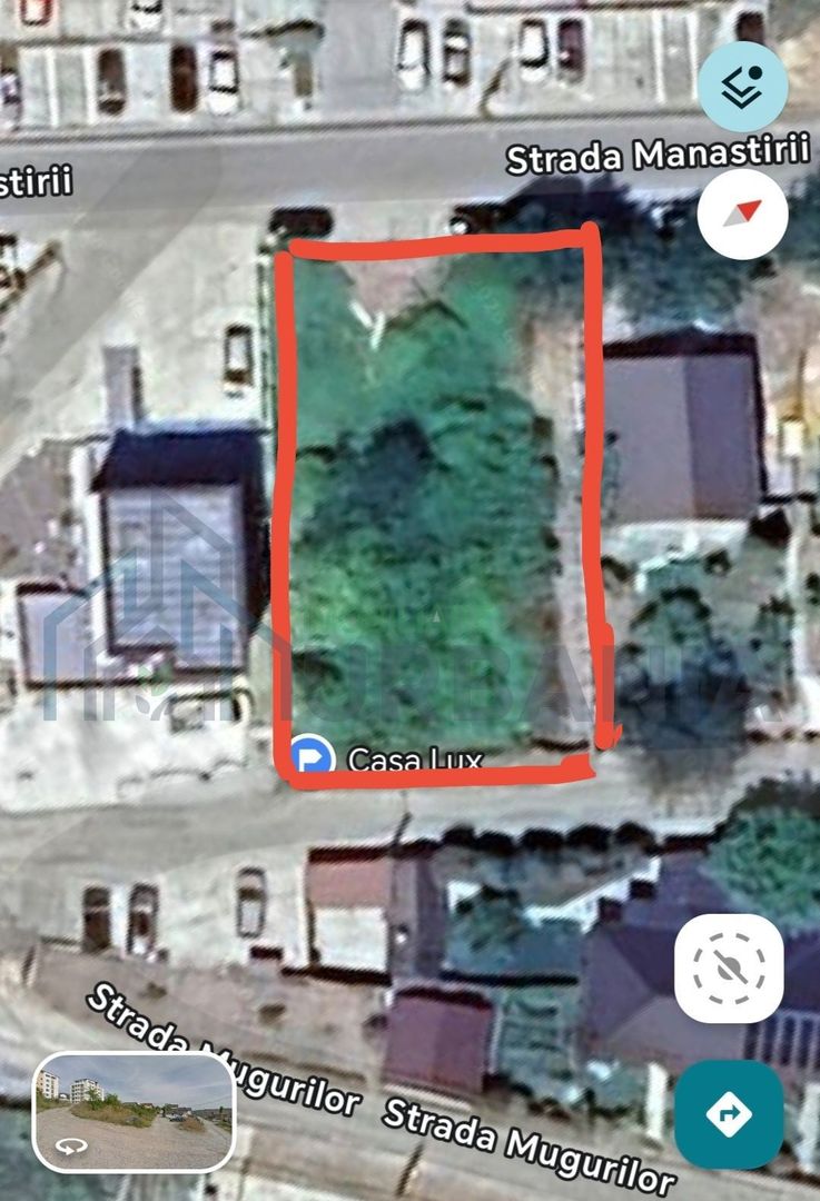 Teren intravilan Hlincea Mănăstirea Cetățuia 658 mp | 2 deschideri - Poză 1