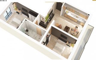 Apartament 3 camere, Doamna Stanca, Loc parcare inclus - Poză 3