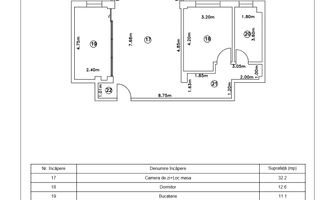 Titan-2 camere in bloc boutique- Etaj 1-Living generos - Poză 7