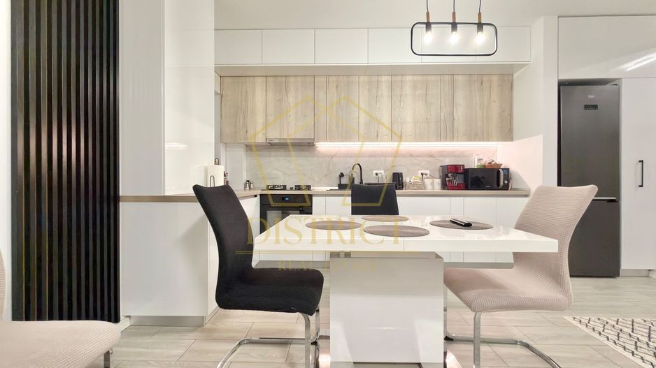 Apartament cu 3 camere mobilat si utlat, 70 mp utili, in Giroc la etajul 2. - Poză 2