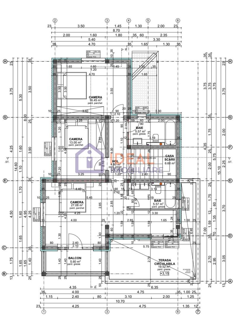Casa Individuala cu 4 camere si 700 mp teren, in Tocile - Schiță 10