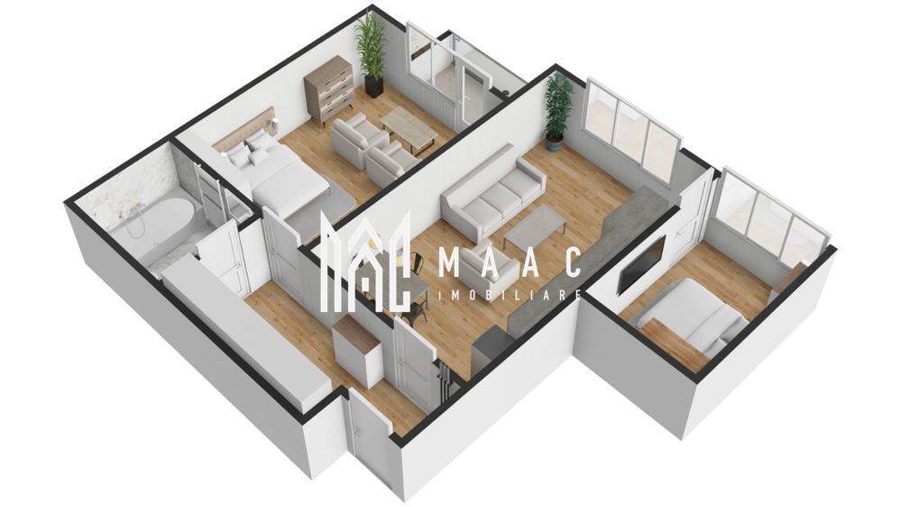 Apartament 2 camere I Loggie I Balcon I Parcare I Șelimbăr - Poză 5