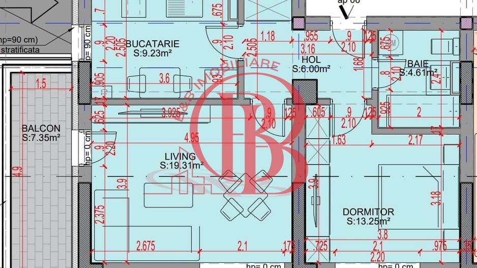 Oferta Lansare 2 camere bloc boutique  parcul Teilor - Schiță 6