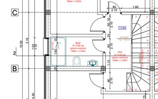 Duplex 4 camere | La asfalt | Toate utilitatile | Statie de autobuz - Schiță 19