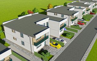 Casă de tip quadruplex, 3 camere,  teren 170 mp – Cartierul Arhitectilor - Poză 2