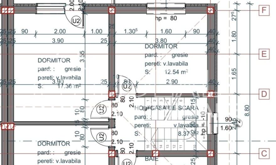 Casa Tip Duplex cu 4 camere, zona El Gringo Selimbar - Schiță 4