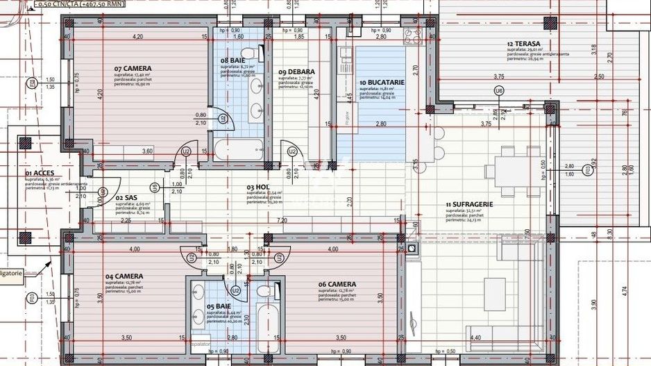 Casă individuală pe un singur nivel - Cisnădie - Schiță 15