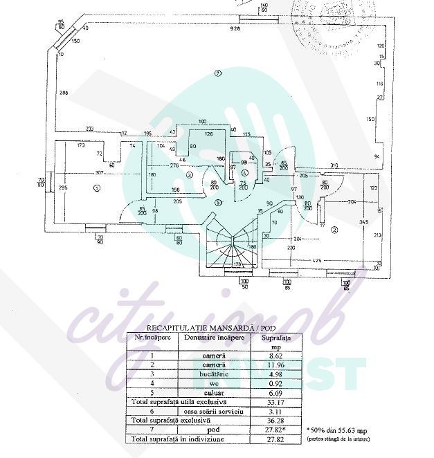 Apartament tip duplex in vila cu gradina - Poză 13