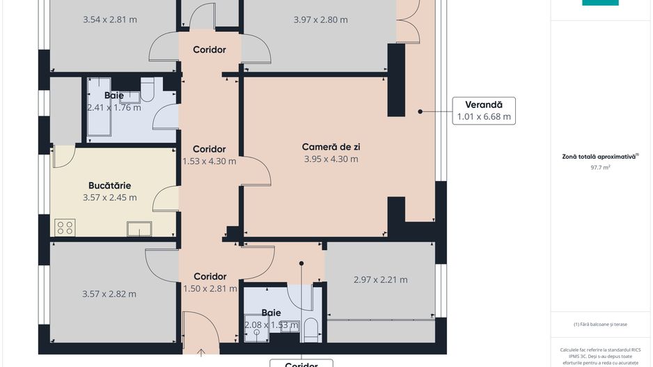Apartament cu 5 camere în zona Polivalentă - Poză 16