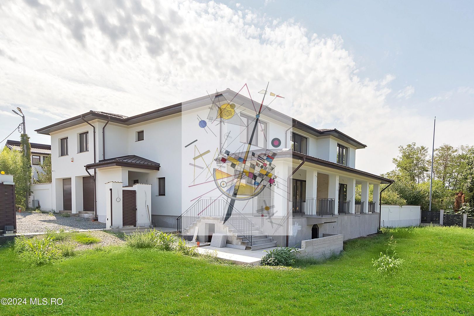 BRANESTI - HUNTER MANSION, VILA PREMIUM 600 MP, LOT 2200 MP, LA LAC! - Poză 1