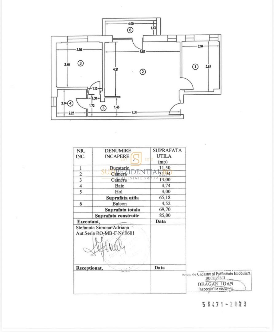 Apartament cu 3 camere, gata de mutare, imobil nou,Prelungirea Ghencea - Poză 17
