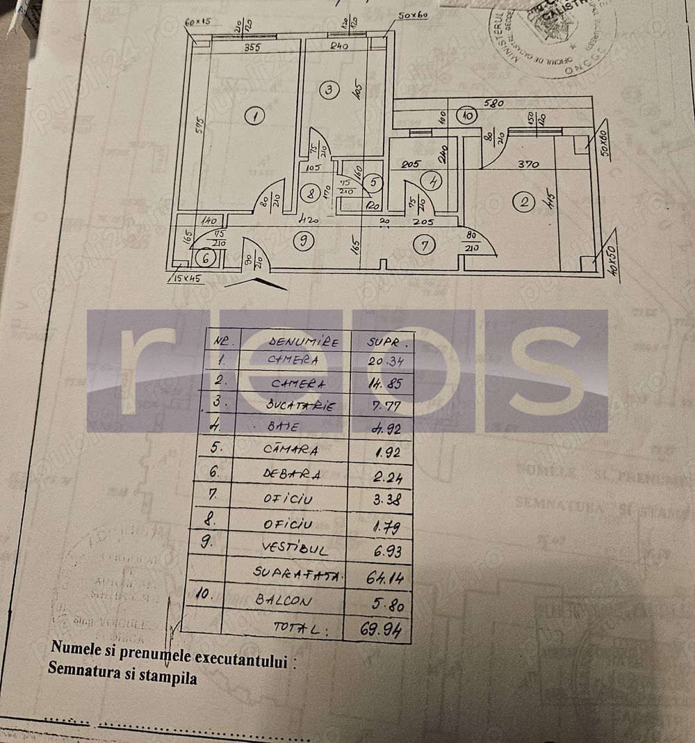 VANZARE 2 CAMERE | DECOMANDAT | ZONA - UNIRII - Poză 20