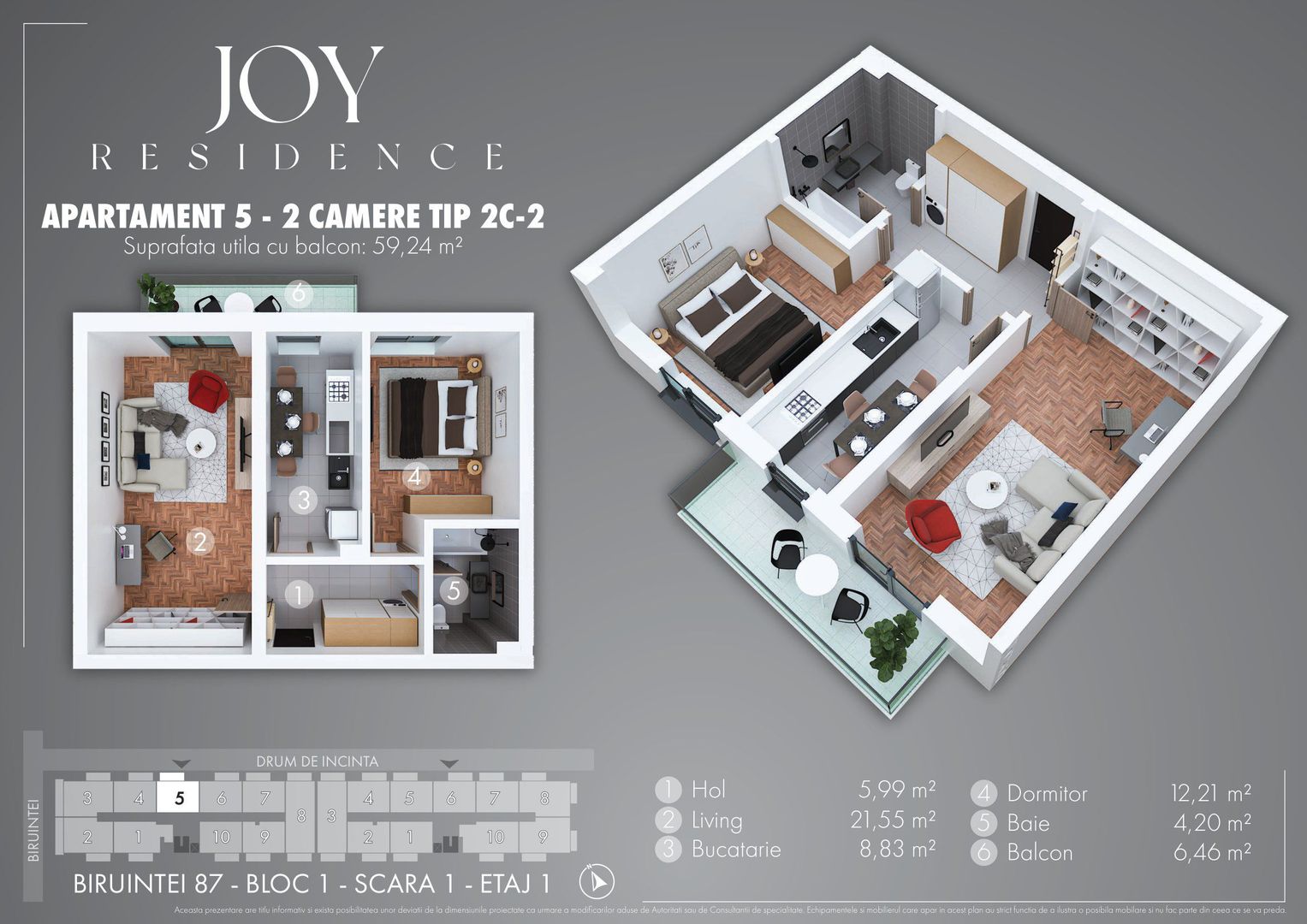 Apartament decomandat, finisaje premium, 60 mp, 5 min metrou Berceni - Poză 6