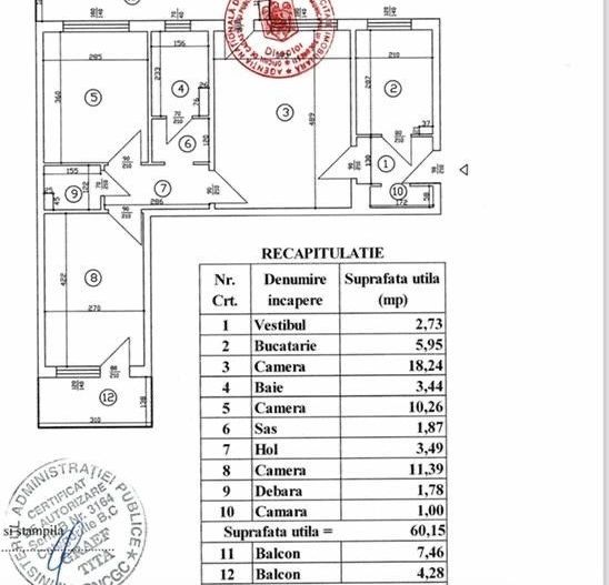 Apartament 3 camere Compozitorilor - Poză 7