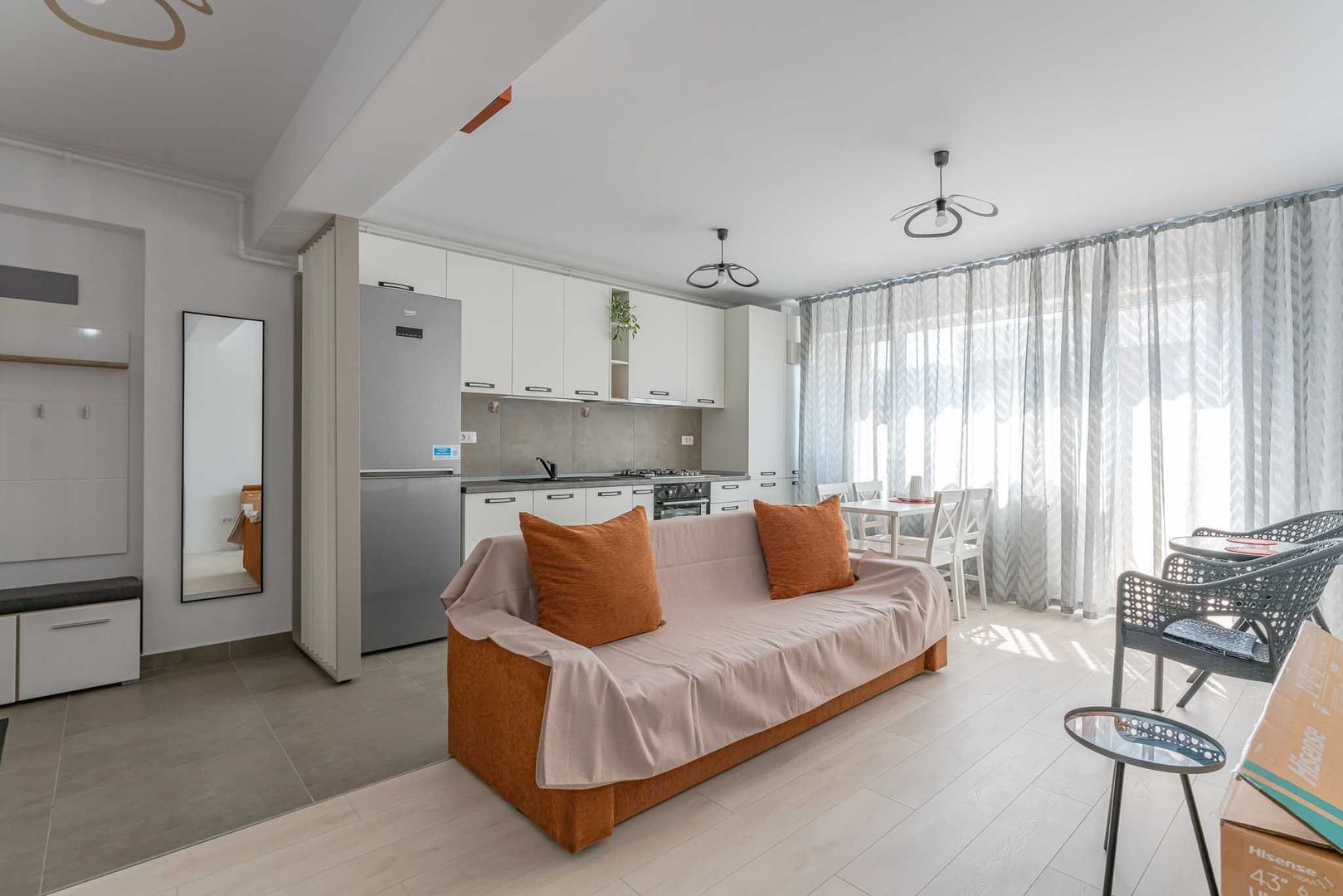 Apartament studio în cartier Noua cu loc de parcare subteran - Poză 15