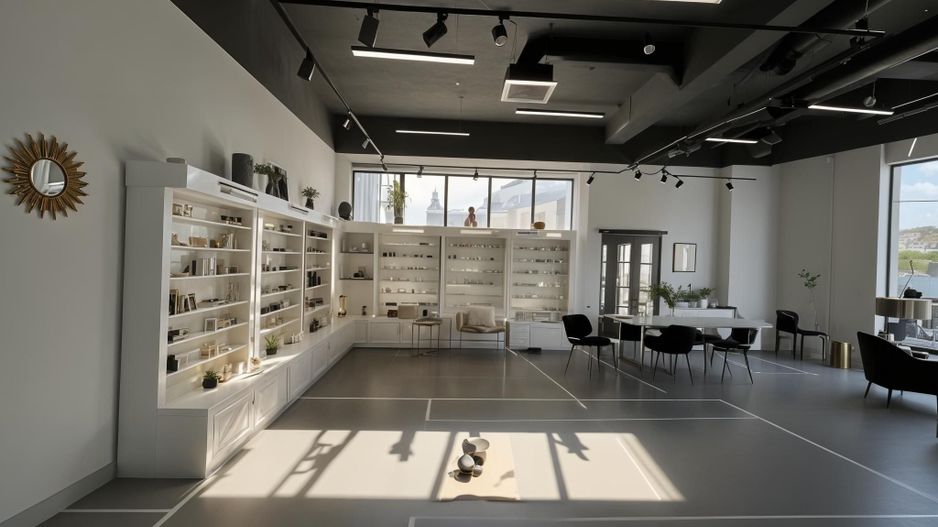 Spatiu comercial 150 mp Pipera A3 Lemon Racovita front stradal 15 m - Poză 2