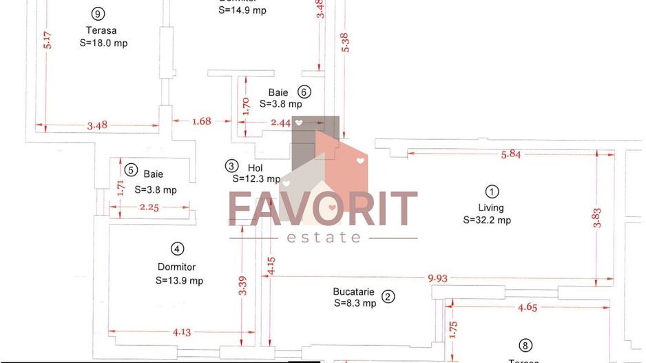 COMISION 0%. Penthouse cu 2 terase in bloc nou din zona Aradului - Poză 14