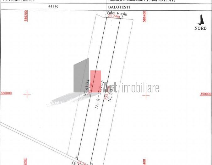 Teren de vanzare Balotesti - Schiță 3
