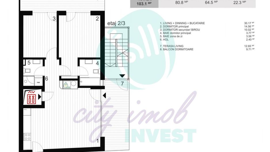 Apartament 3 camere in bloc boutique, Dorobanti - Poză 5