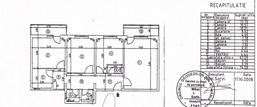 Apartament 3 camere modern BLOC REABILITAT | MILITARI | GORJULUI - Poză 12