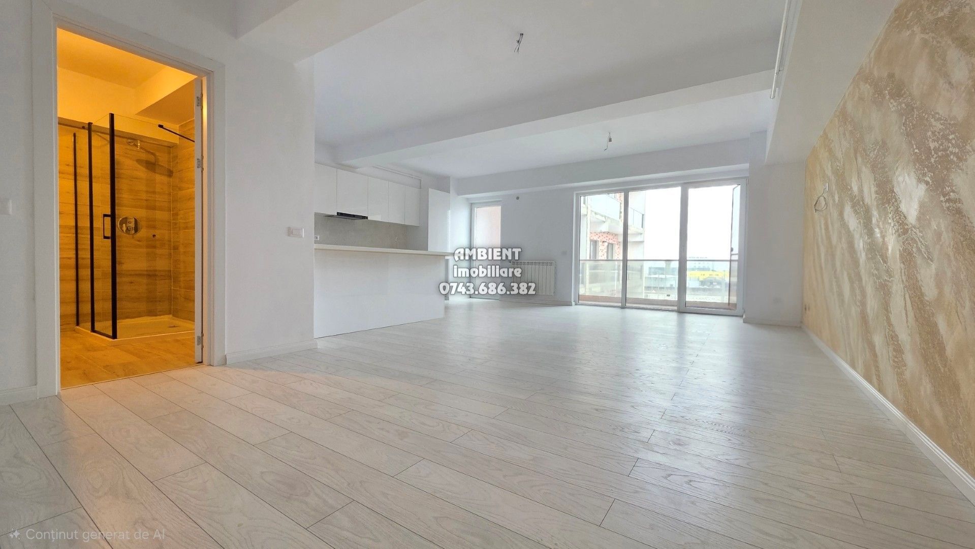 Apartament cu 2 camere, 90 mp, etaj 3, bloc NOU,  zona GARA; - Poză 1