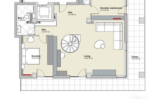 Penthouse modern de 150 mp utili! + 2 Terase de 200 mp! - Poză 19