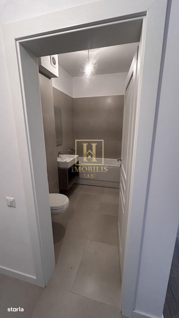 Apartament NOU prima inchiriere 1 camera 41 mp Tatarasi 400 euro - Poză 6