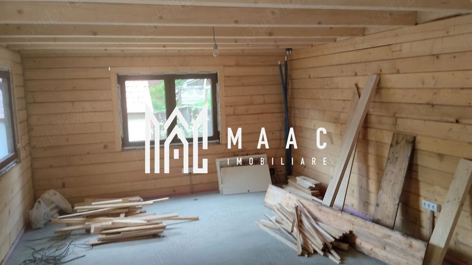 Casă nouă din lemn | Curte generoasă | Rășinari - Poză 2