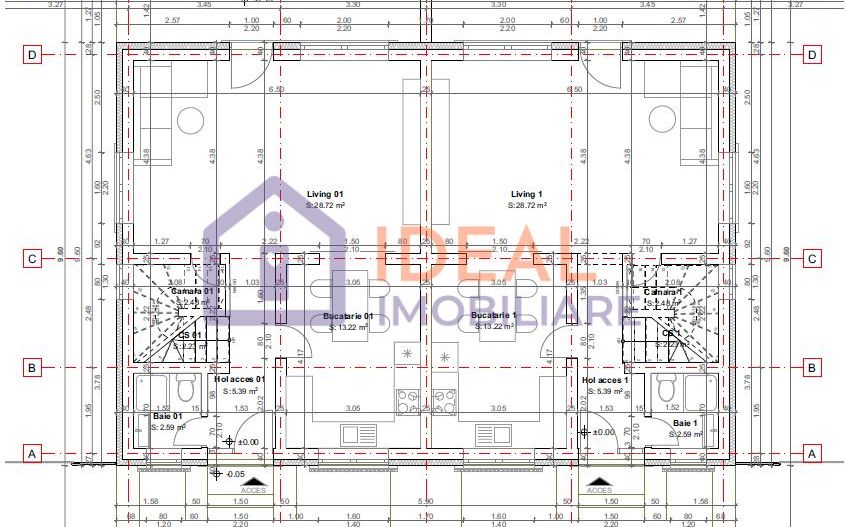 Duplex elegant cu 4 camere, curte și loc de parcare – design modern, Șura Mică - Schiță 11