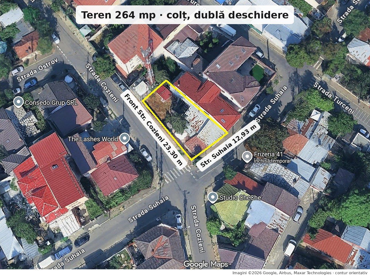 Comision 0% - Eroii Revolutiei – Teren 264 mp, dubla deschidere - Poză 3