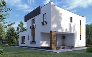 Casă individuală in Cetate, 4 camere, 4 bai, 3 dressing, 500 mp teren - Poză 2