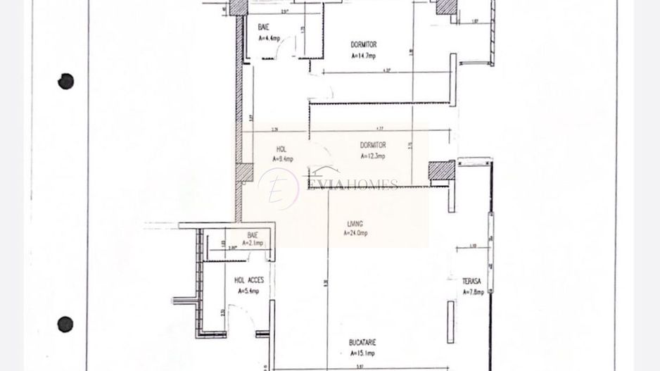 87 mp/Bloc nou/Zona Centrală - Schiță 10