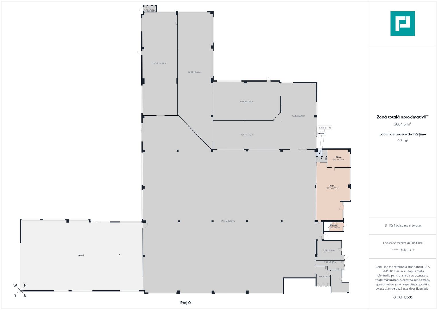 Hală de producție, cu birouri și teren, în Sebiș - Poză 11