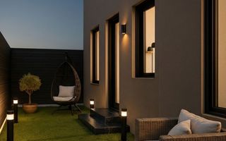 Apartament mobilat cu designer cu 2 camere si gradina in Braytim - Poză 9