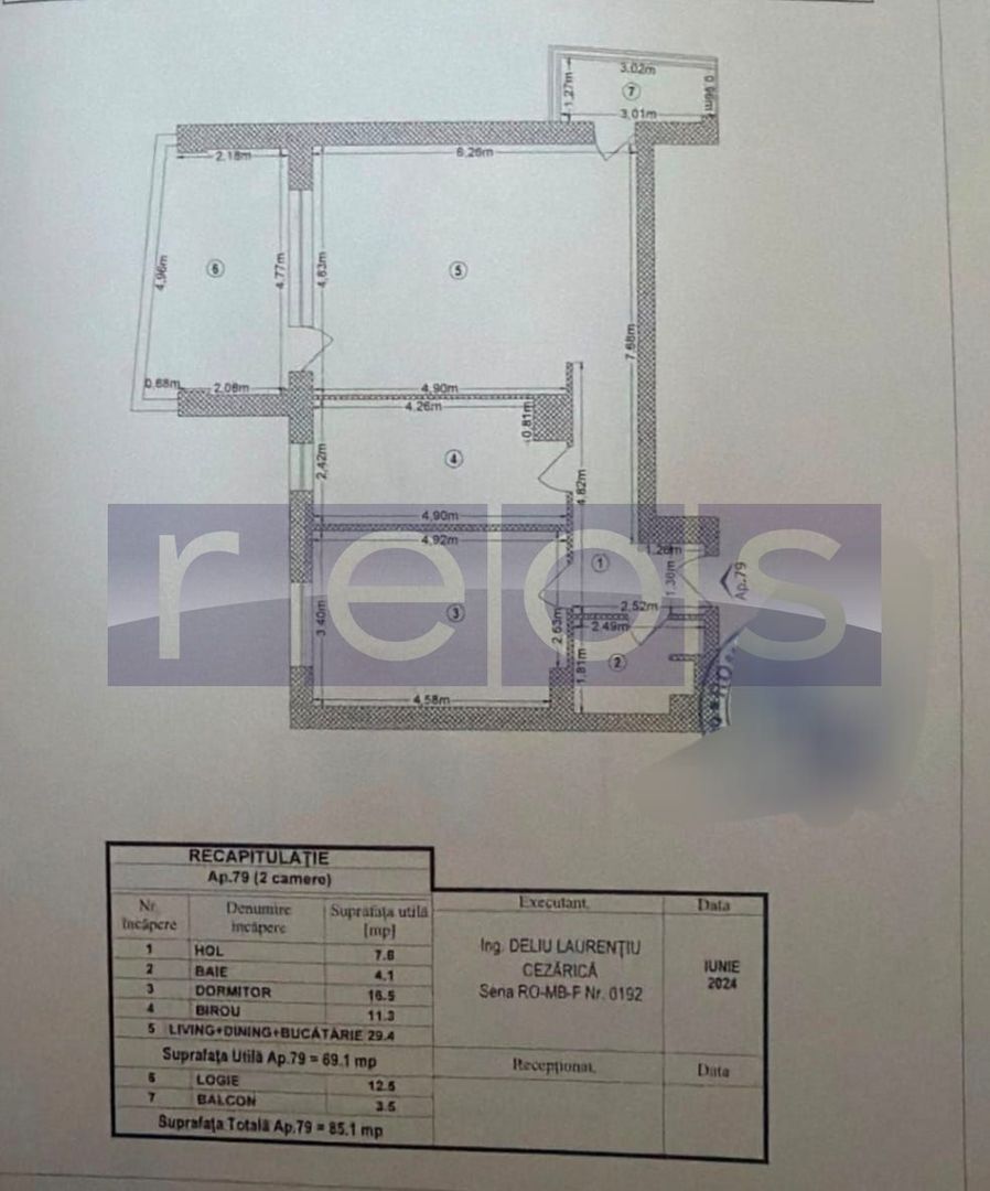 VANZARE 3 CAMERE DECOMANDAT -LOC DE PARCARE - Poză 15