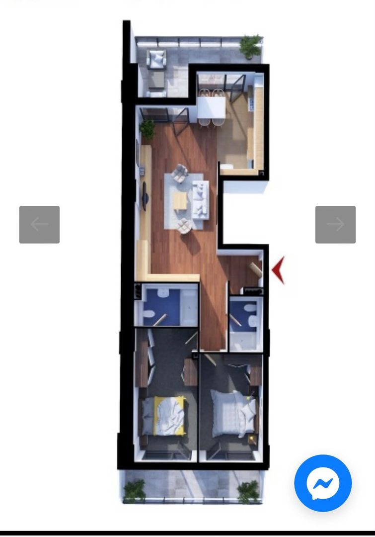 Apartament Superb cu 3 camere 82mp Soporului - Poză 11