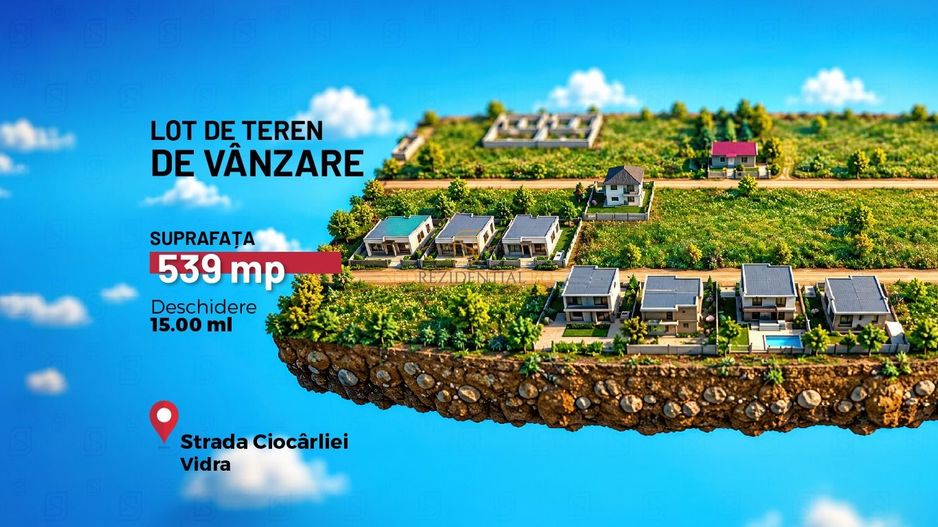 Teren 539 mp de vanzare, Vidra, Mega Park, Ilfov - Poză 1