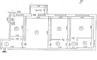 Apartament cu 3 camere / 55mp / zona Dacia - Poză 13