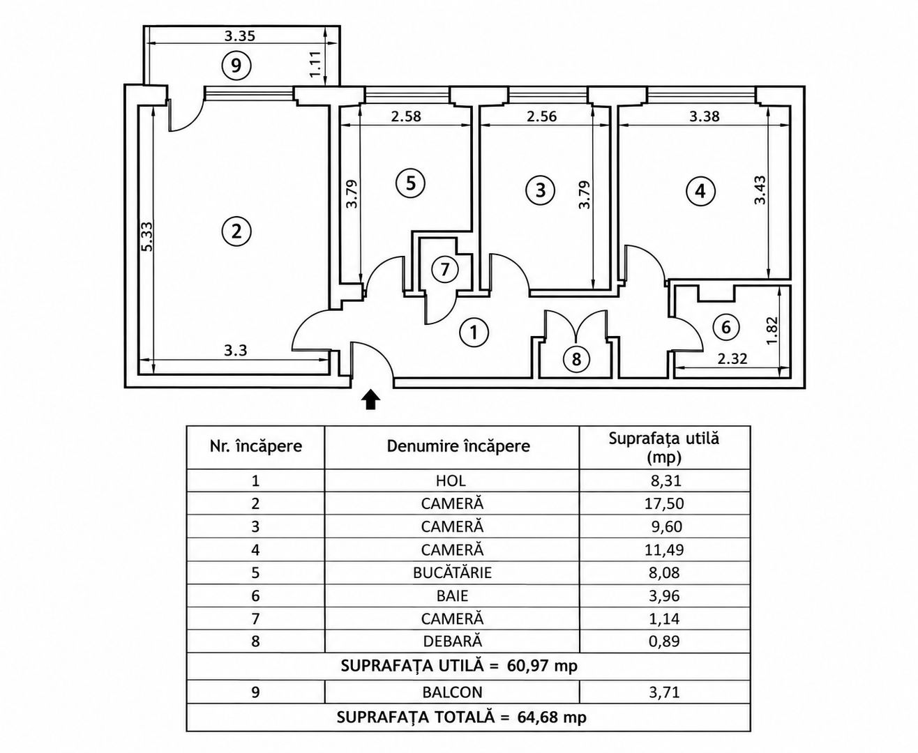 Apartament 3 camere decomandat Drumul Taberei Metroul Ialomitei 10 min - Poză 4