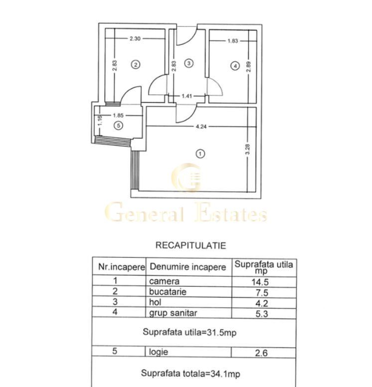 Vânzare apartament cu o cameră - 35 m.p în Păcurari - Iasi - Poză 10