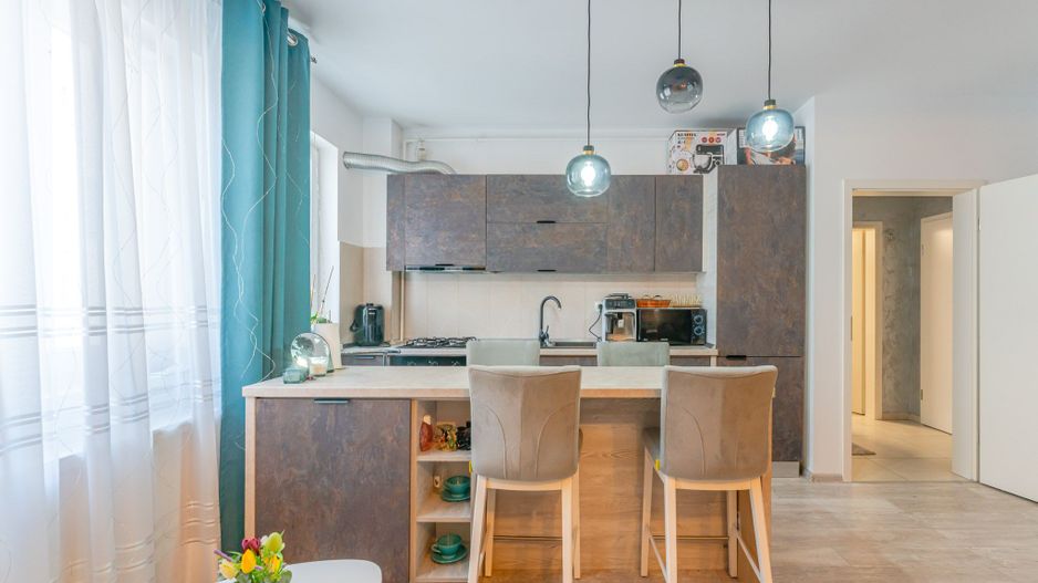 Studio mobilat și utilat, bloc 2020, etaj 3 – Terasă comuna amenajată - Poză 5