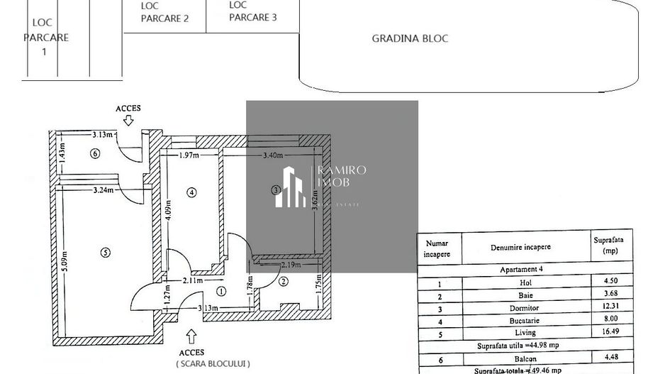 Apartament 2camere decomandat 50mp Popesti Leordeni -Soseaua Oltenitei - Poză 4
