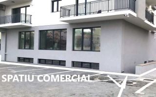 Spatiu comercial nou amenajat 2 intrari/2bai/2centrale/PVC tripan - Poză 1