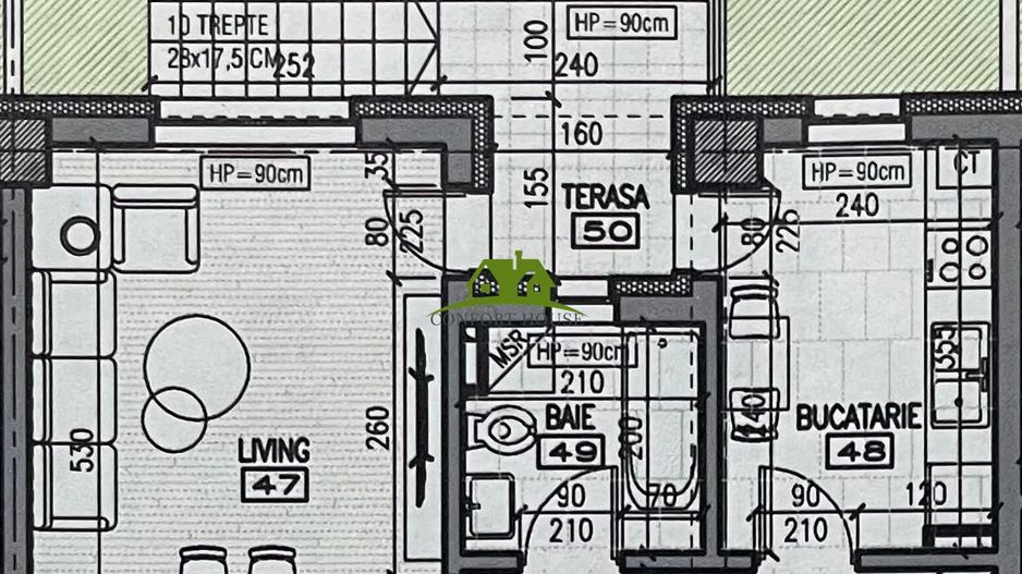 Garsoniera, bloc nou, P+3, Ap.08, Parter, Bl.3 - CP2440346 - Poză 6