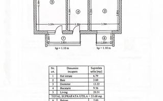 Apartament 2 camere, disponibil imediat, The Grand Kristal, Sector 4 - Schiță 14