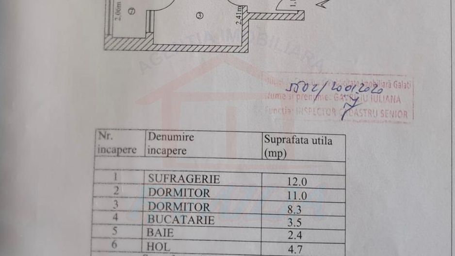 APARTAMENT CU 2 CAMERE DE VÂNZARE | MICRO 40 | ETAJ 4| PRET 41.900 EUR - Poză 22